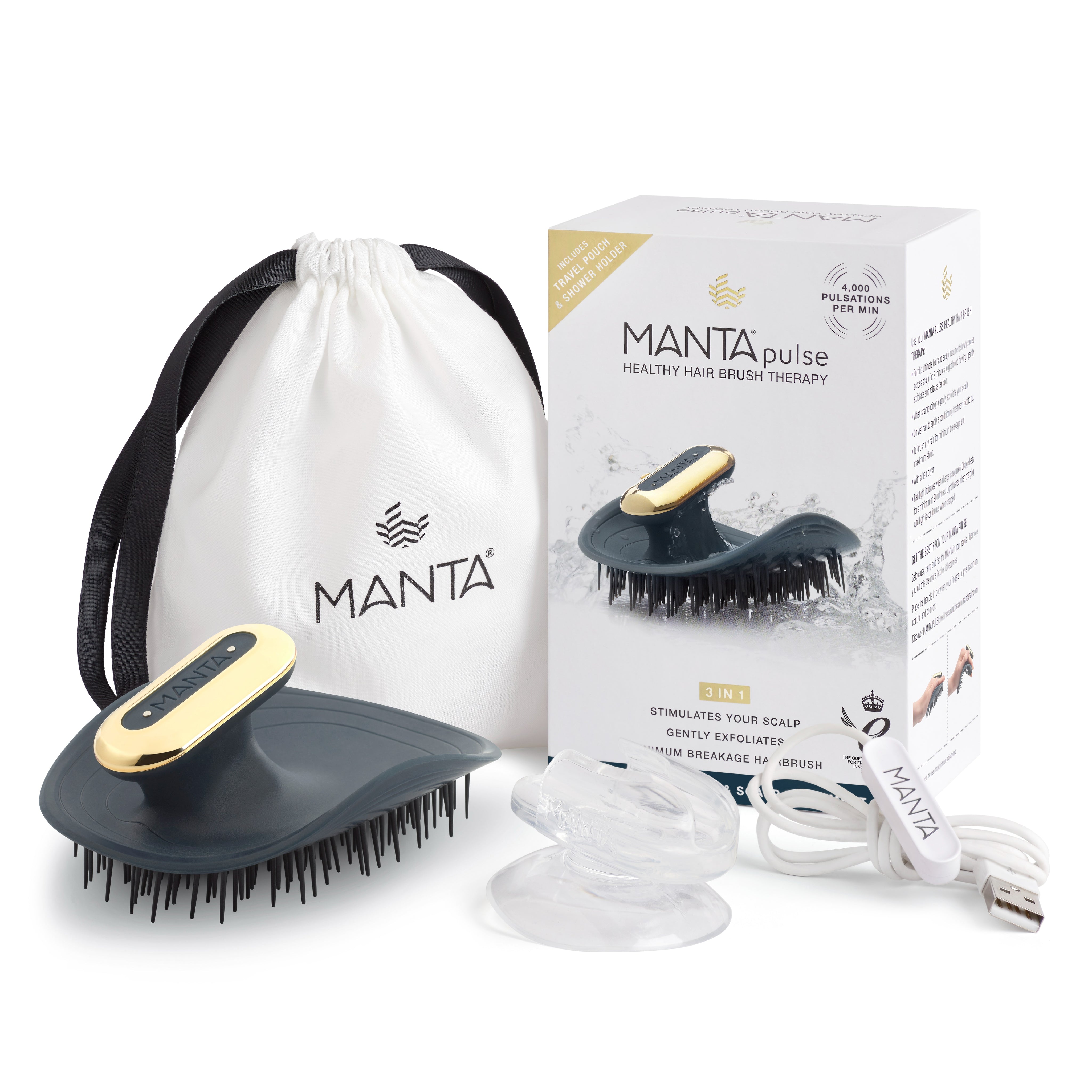 Manta - Pulse Professional Scalp Massage Brush