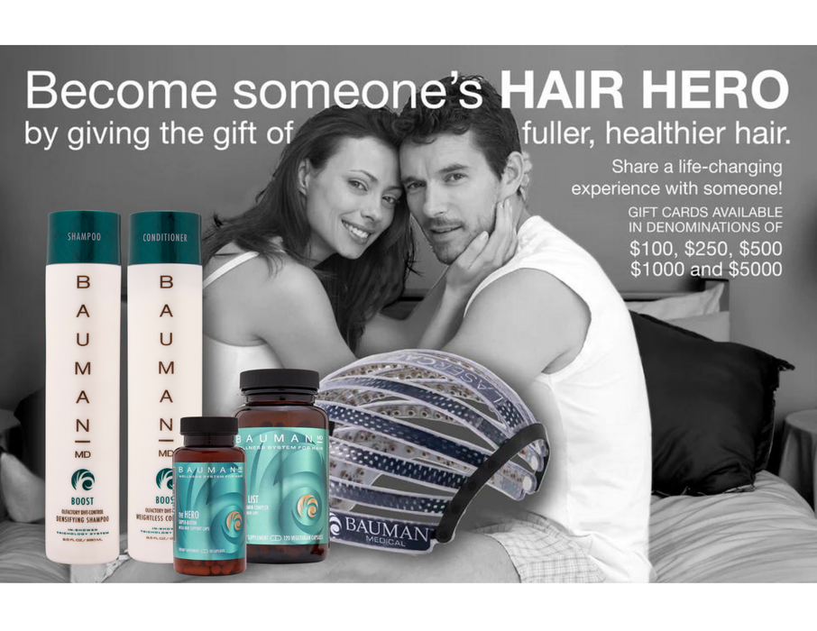 Gift E-cards for Bauman Medical Products, Devices and Treatments