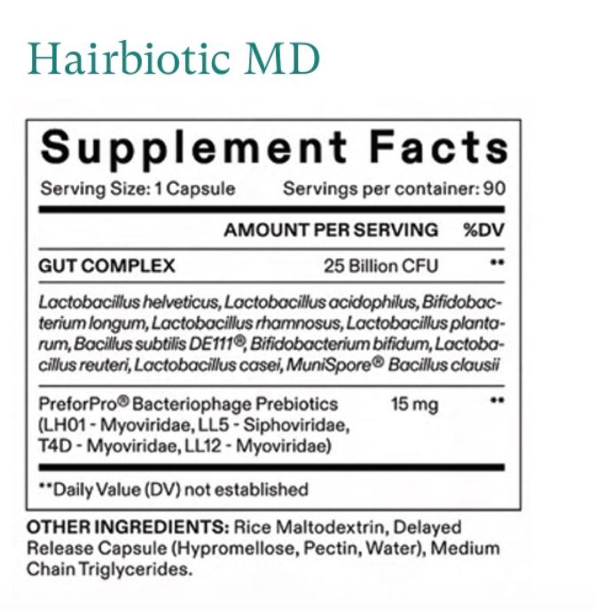 Nutrafol Hairbiotic MD