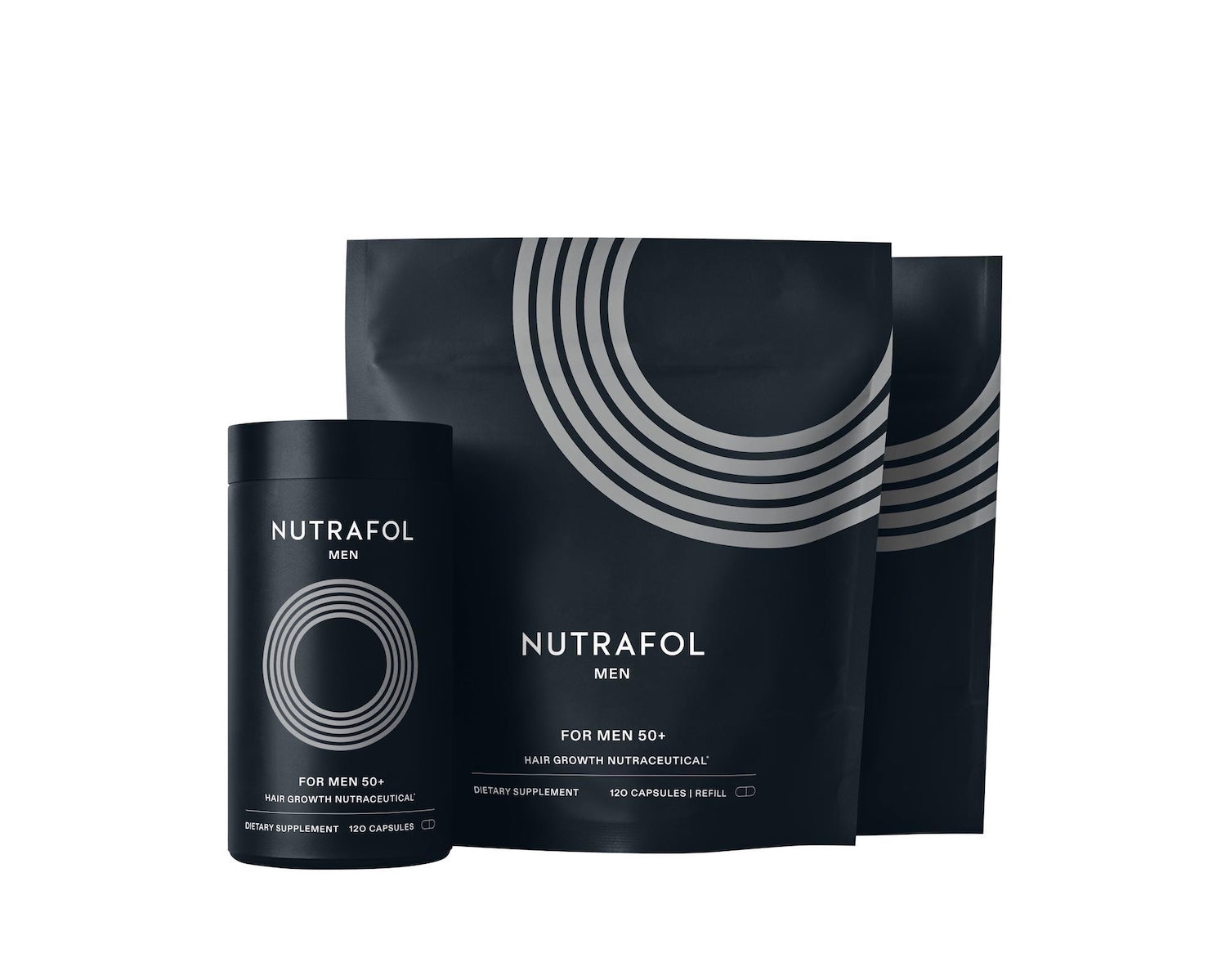 Nutrafol Men 50+ Hair Growth Nutraceutical- 120 Capsules