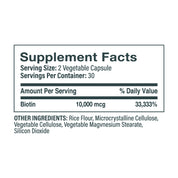 Super-Biotin 10K - 30 Capsules